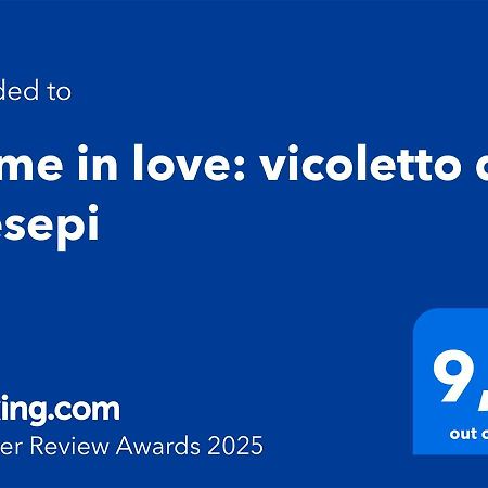 Home In Love: Vicoletto Dei Presepi Nápoles Exterior foto